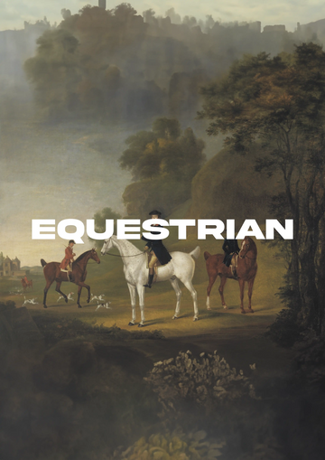 curated collection of equestrian art prints