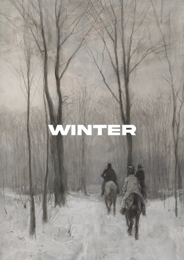 curated range of winter art prints