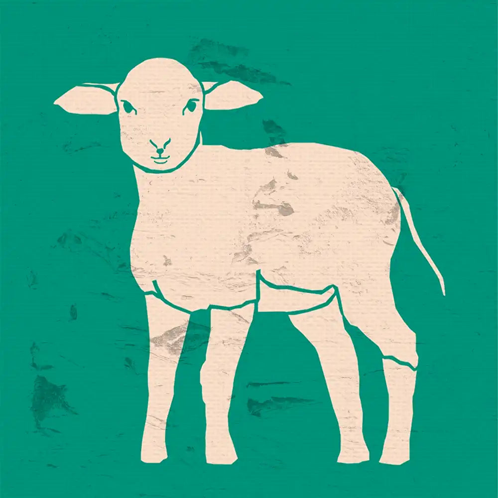 Gentle Lamb by Unknown Artist - Final Mockup Example