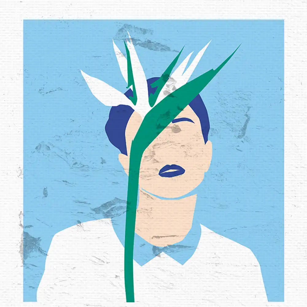 Bird of Paradise Portrait by Unknown Artist - Final Mockup Example