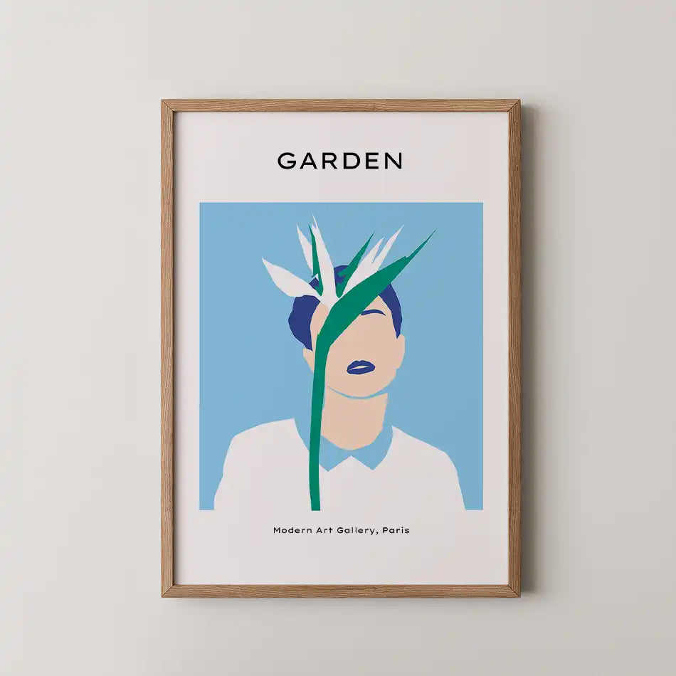 Bird of Paradise Portrait by Unknown Artist - Fine Art Print