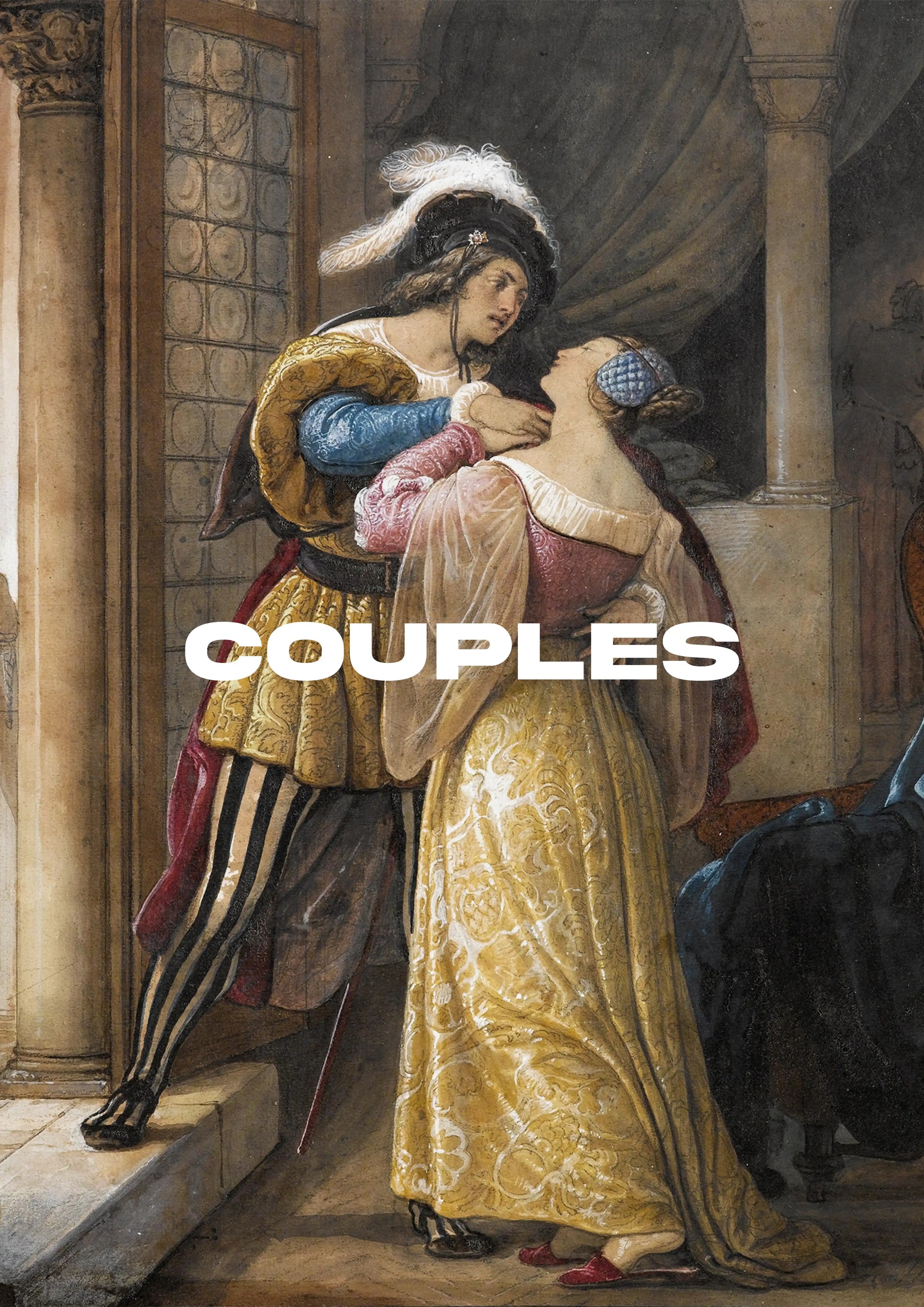 carefully curated selection of couples art prints