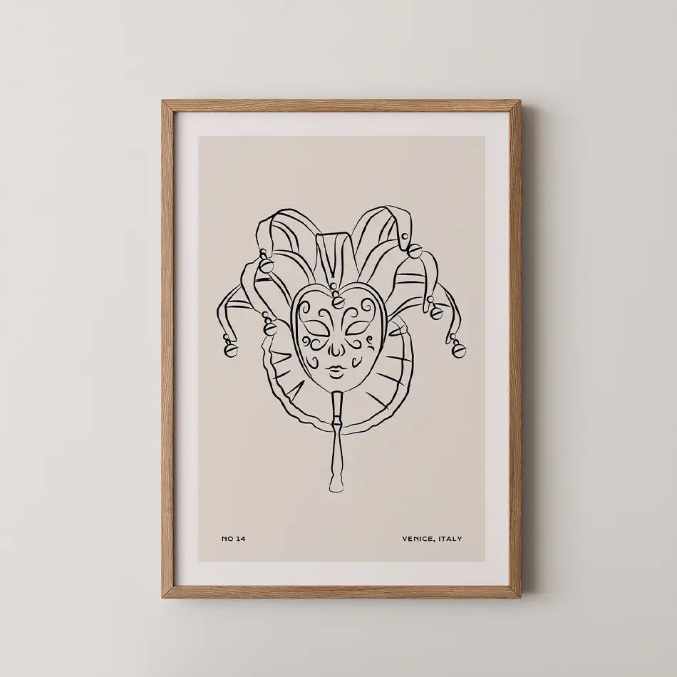 Carnival Mask by Unknown Artist - Fine Art Print