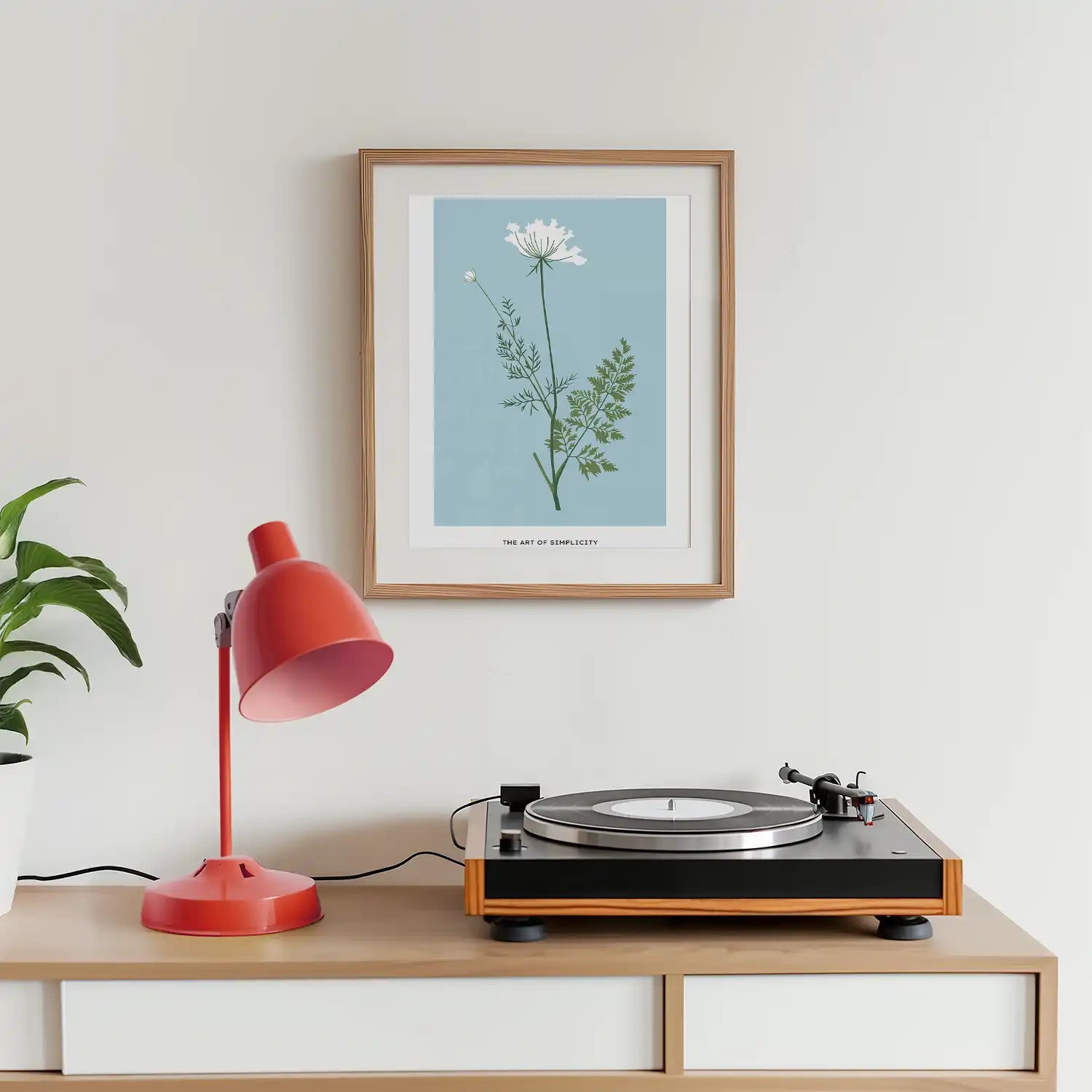 Queen Anne's Lace by Unknown Artist - Art Print Mockup 3