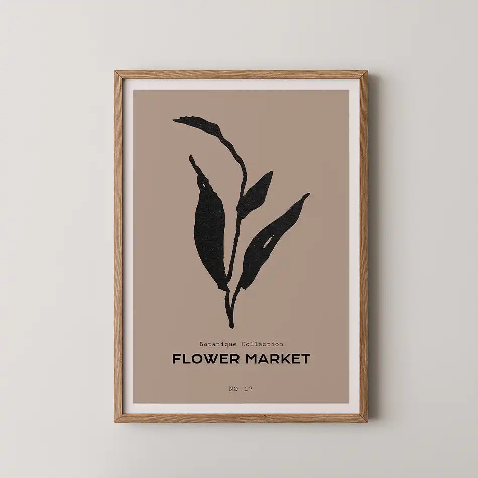 Botanical Silhouette by Unknown Artist - Fine Art Print
