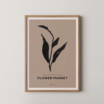 Botanical Silhouette by Unknown Artist - Fine Art Print