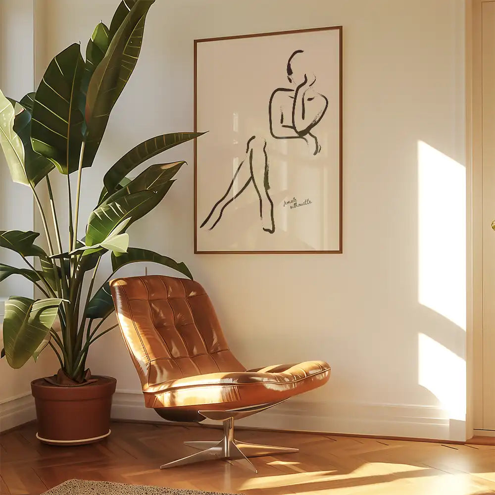 Pensive Form by Unknown Artist - Art Print Mockup 2