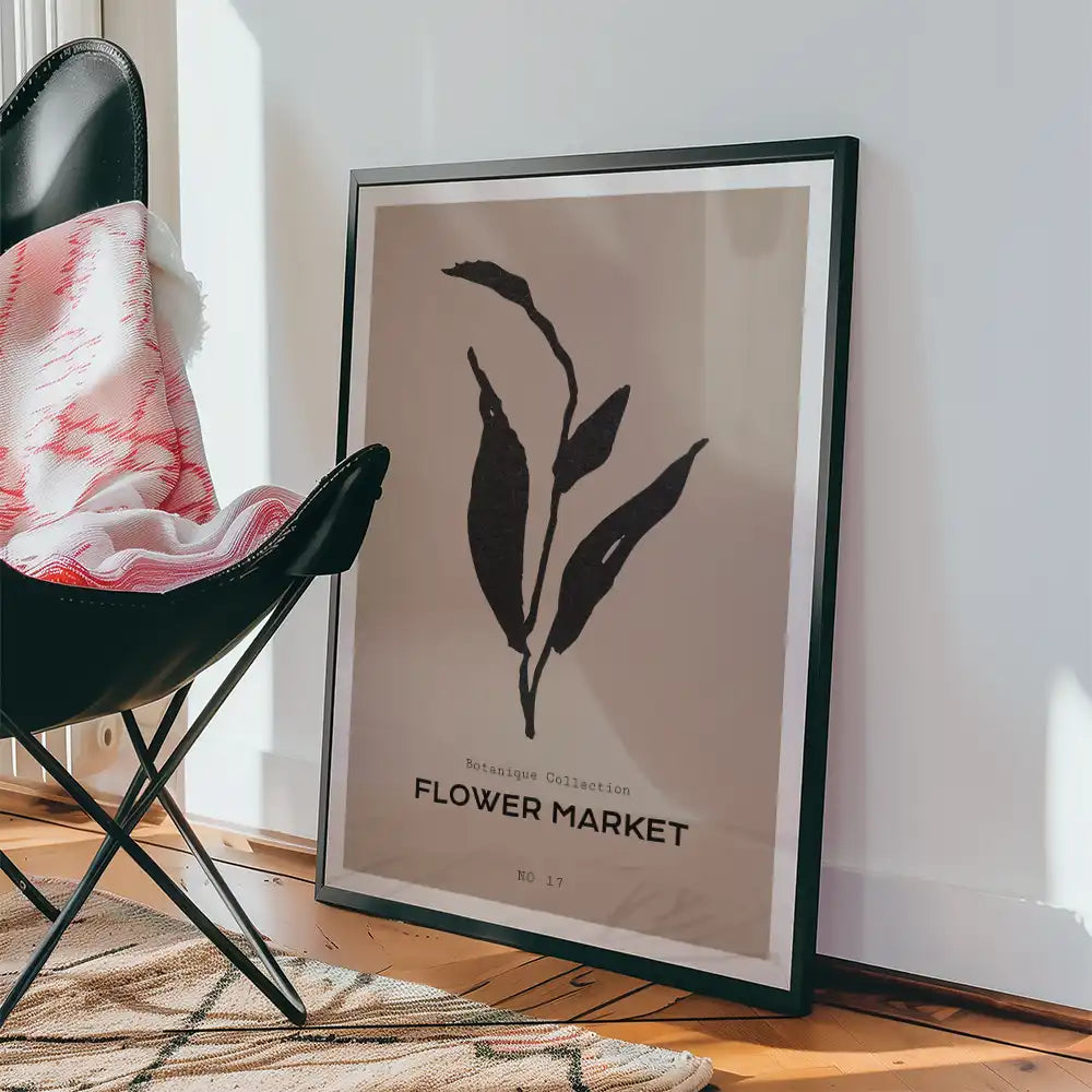 Botanical Silhouette by Unknown Artist - Art Print Mockup 2
