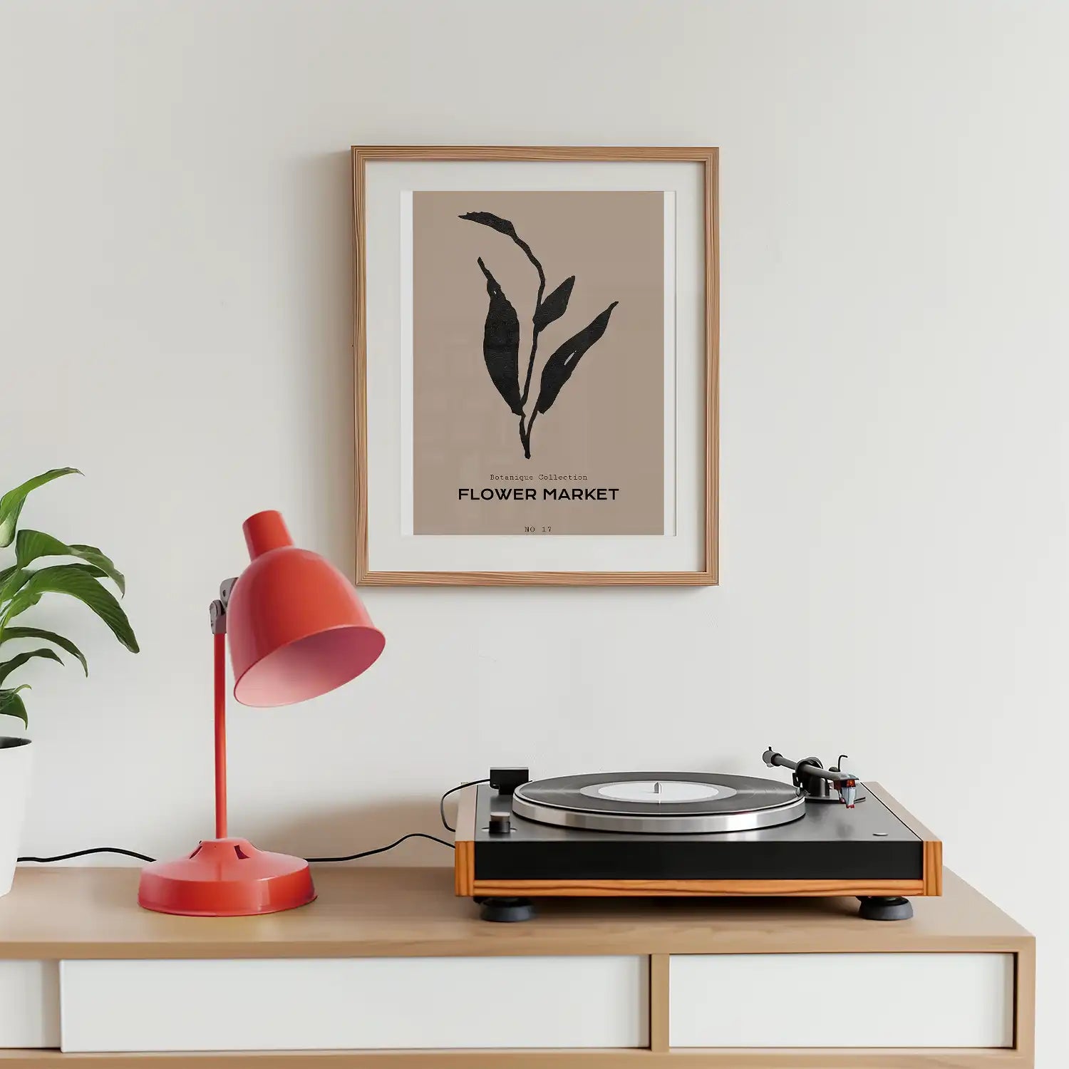 Botanical Silhouette by Unknown Artist - Art Print Mockup 3