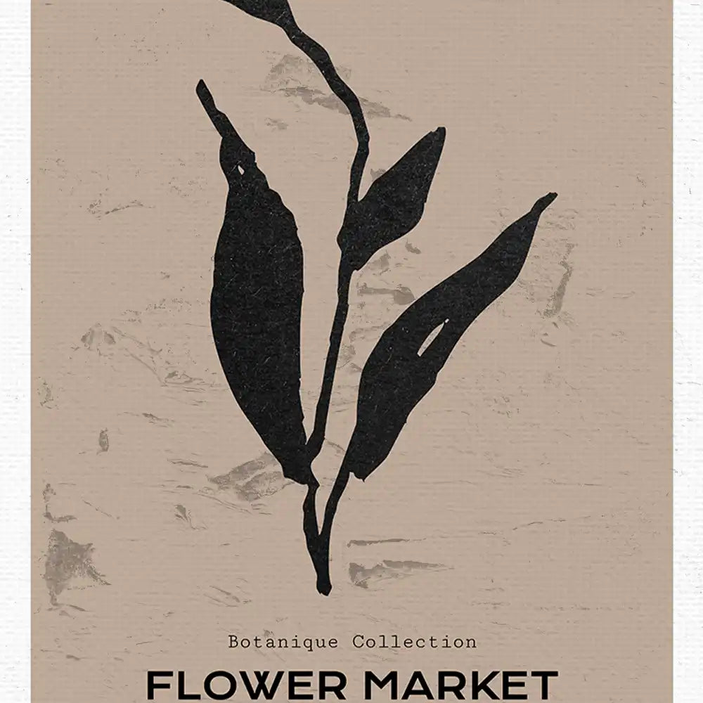 Botanical Silhouette by Unknown Artist - Final Mockup Example